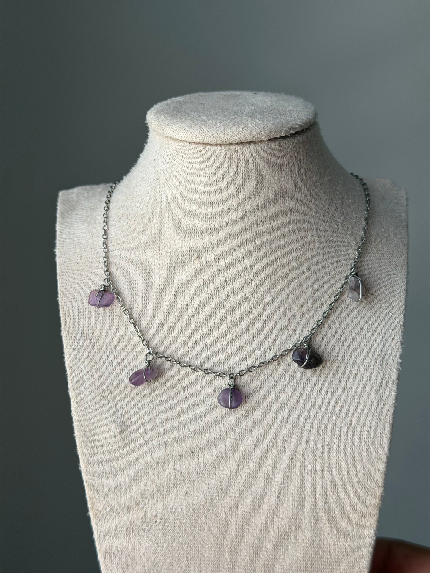 Amethyst necklace