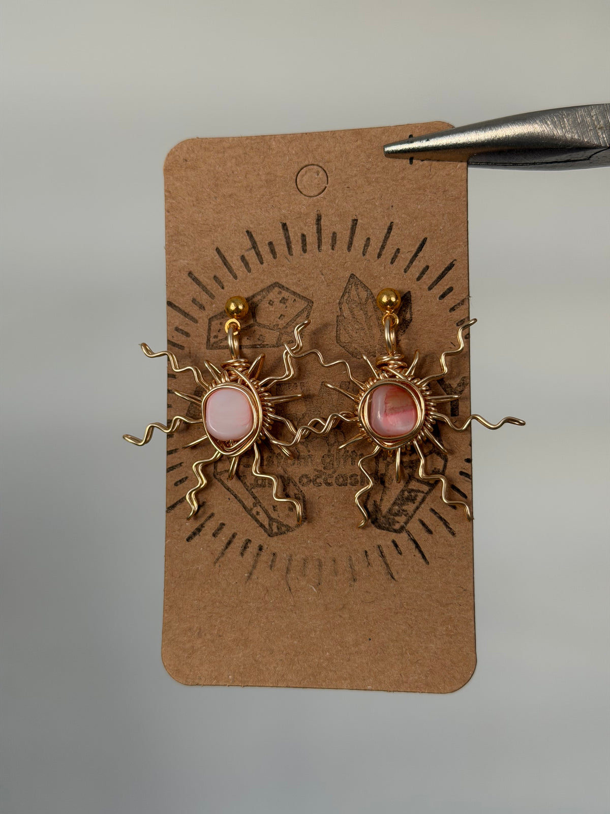 Sun earrings