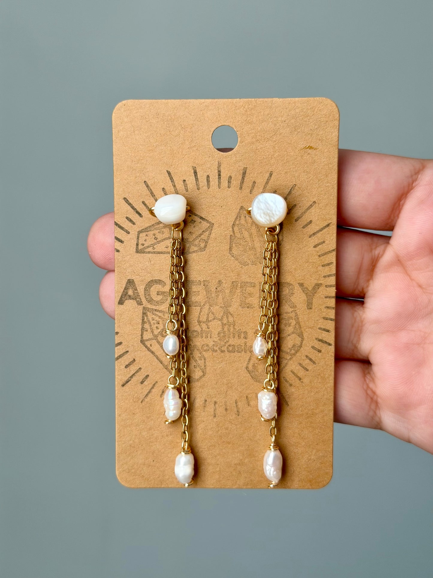Nácar earrings