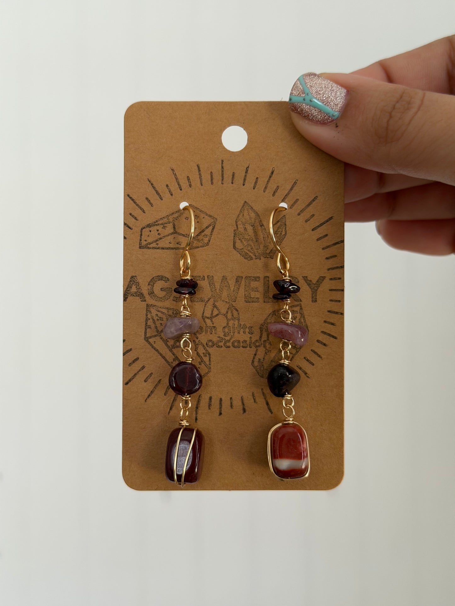 Aventurine earrings