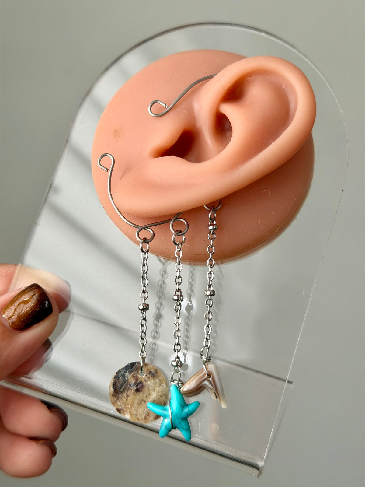 Starfish Med size ear cuff ✨