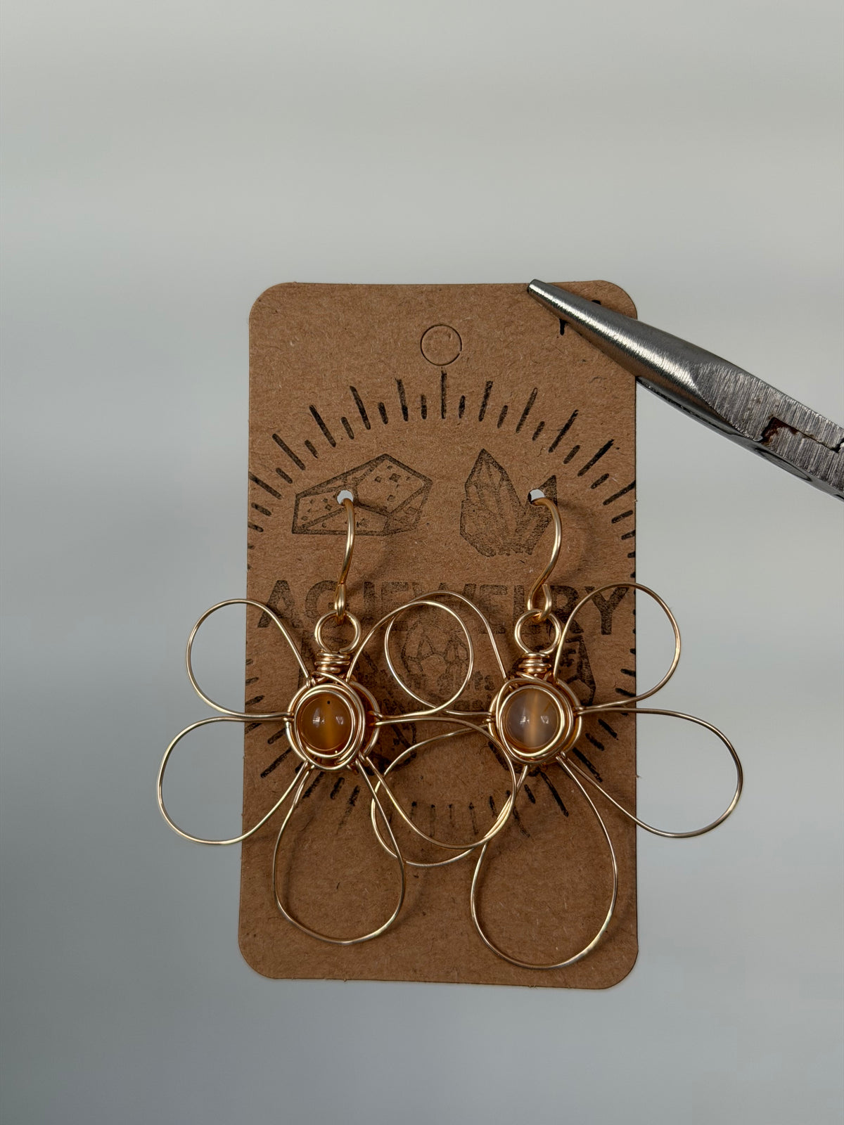Flower earrings