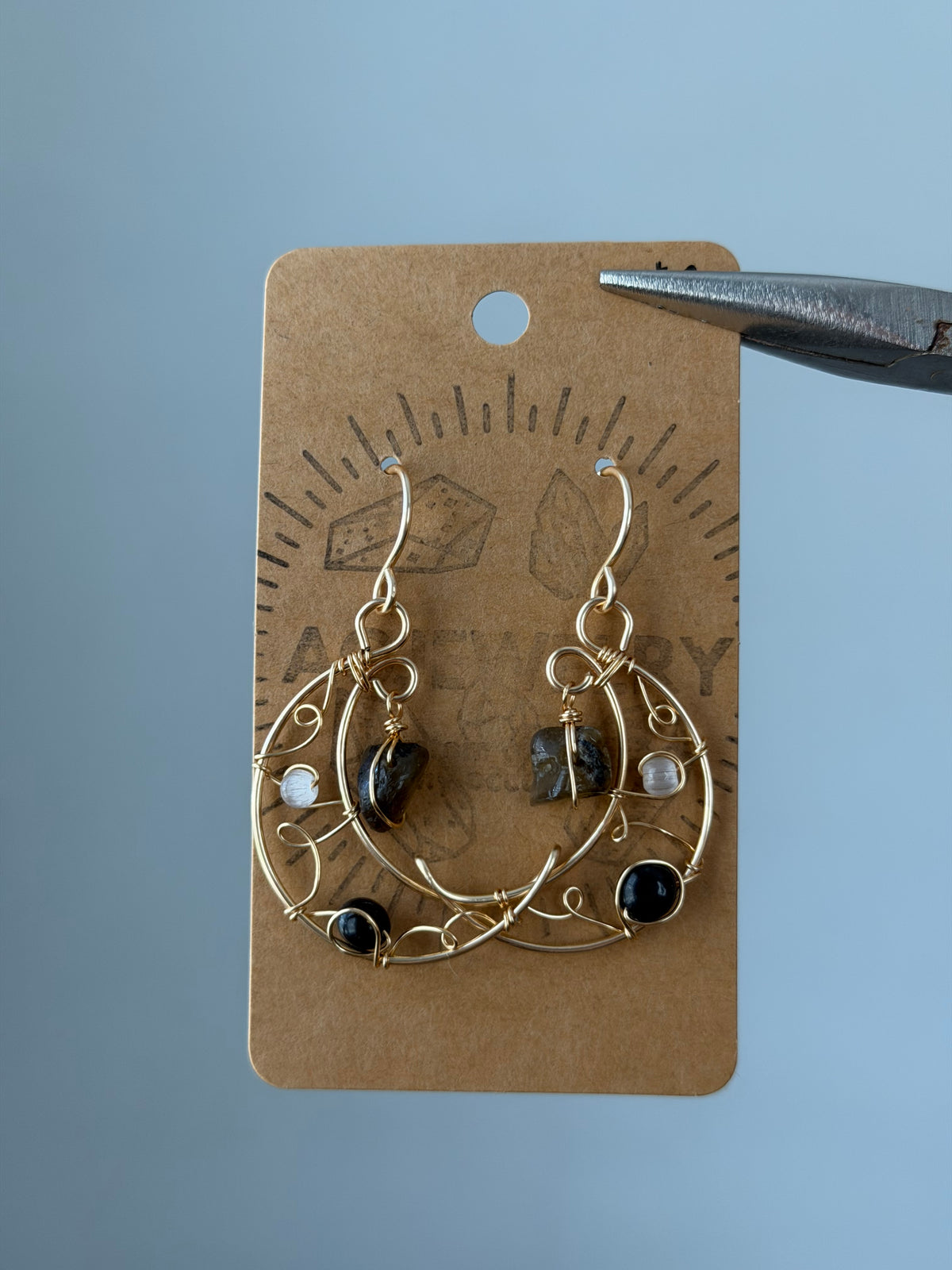 Moon earrings
