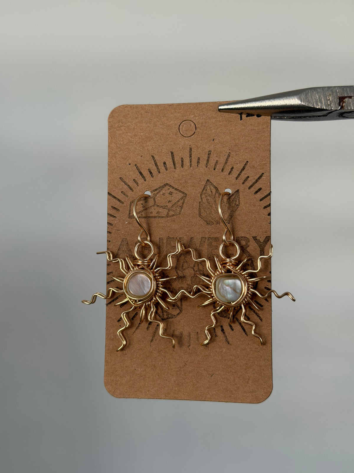 Sun earrings