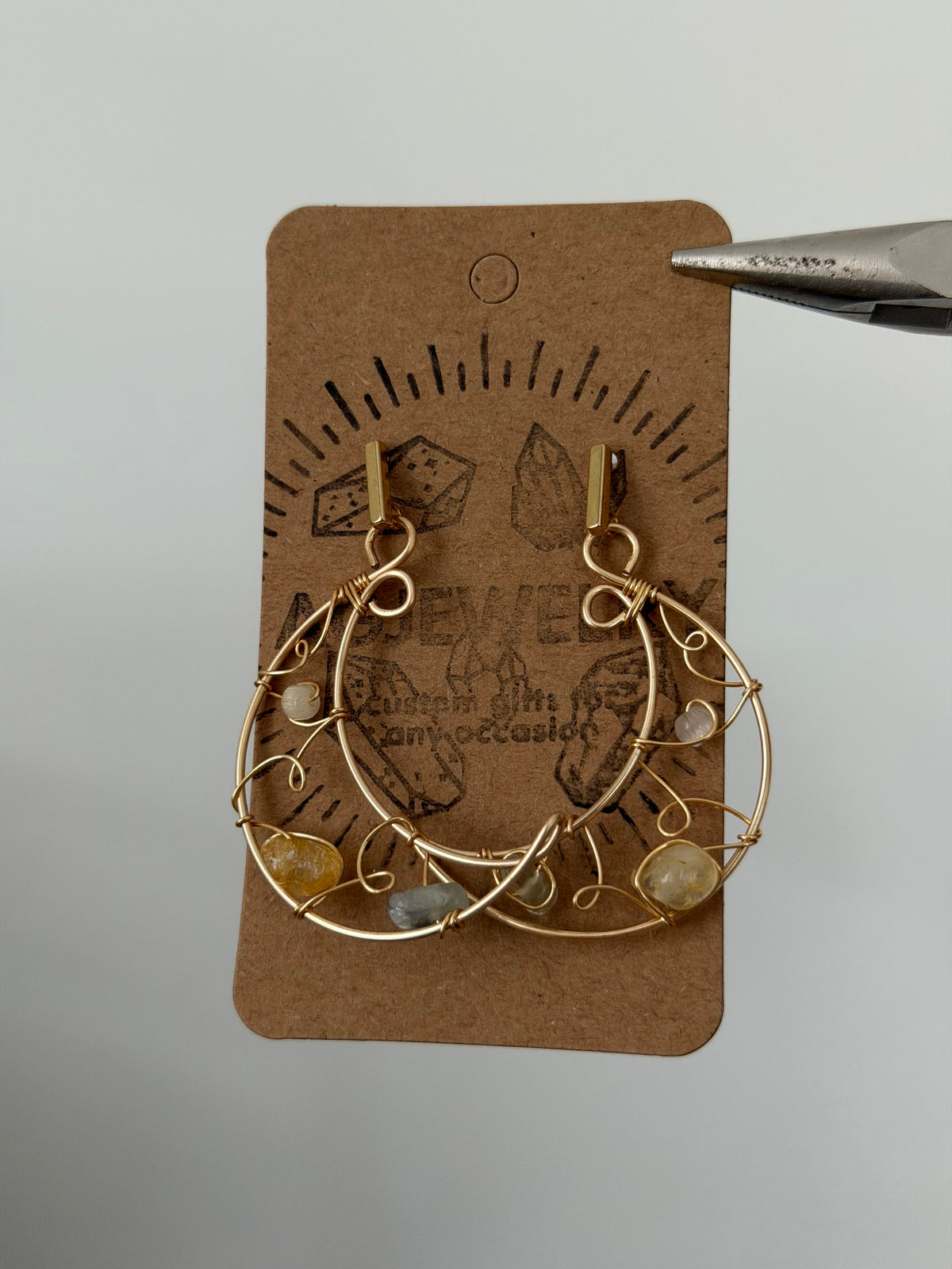 Large moon Studs