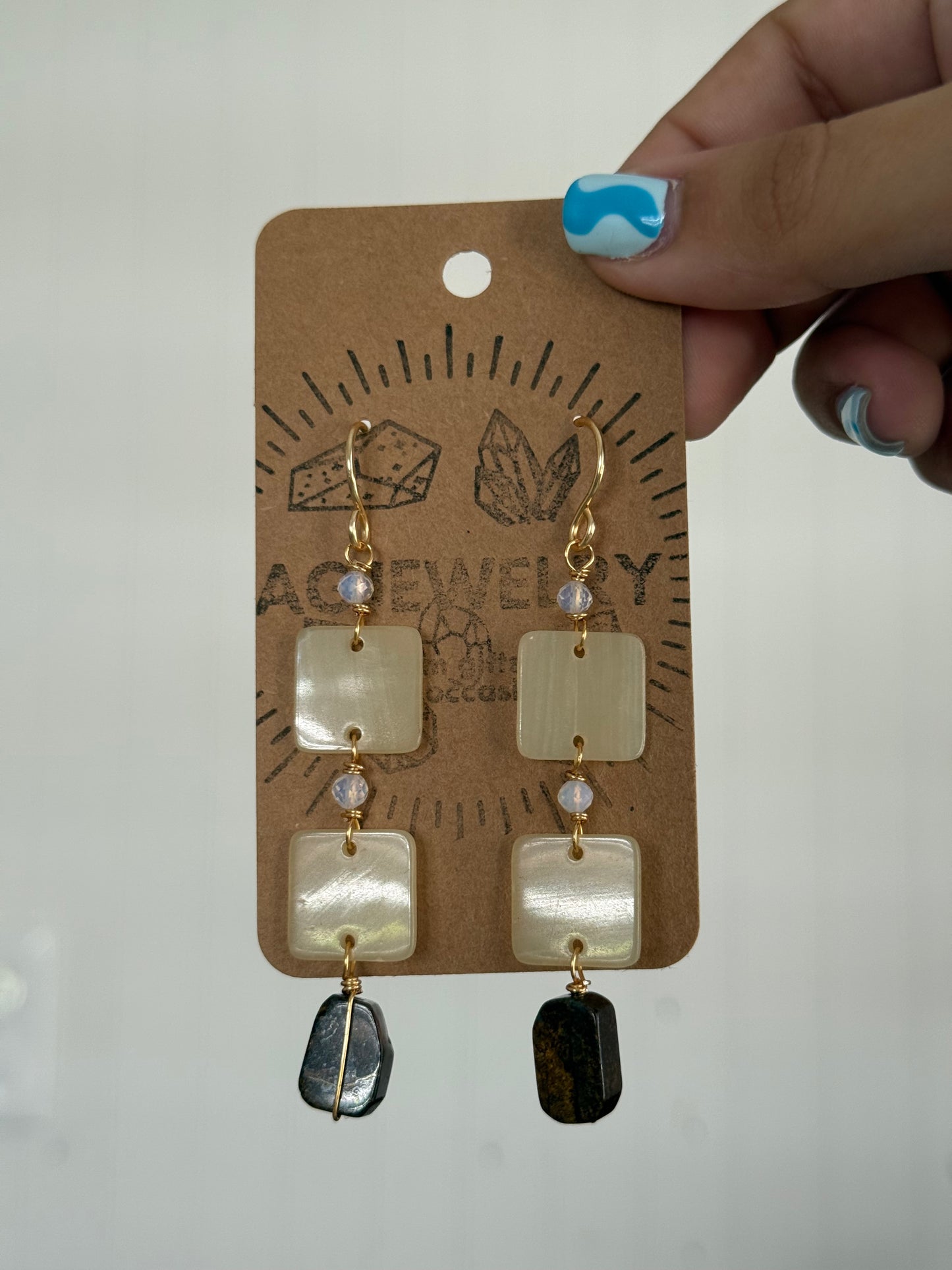 Opal earrings ✨
