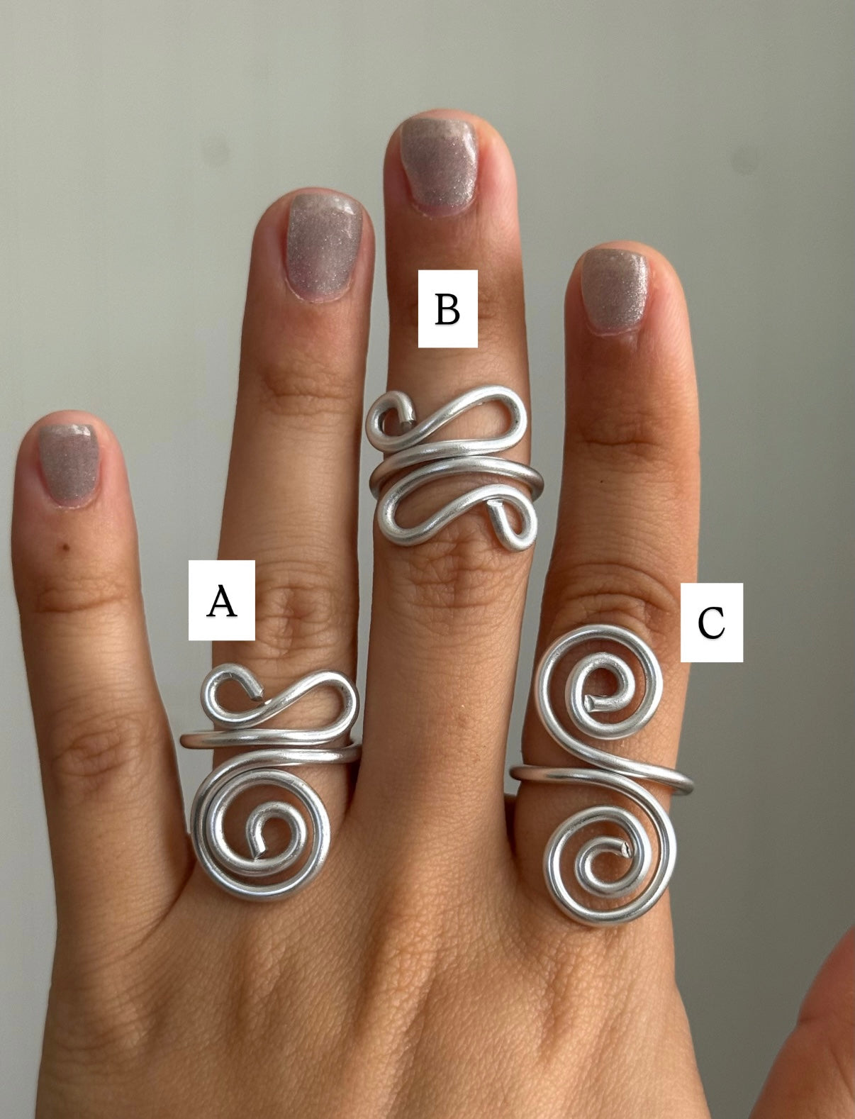 Chunky wire ring π«