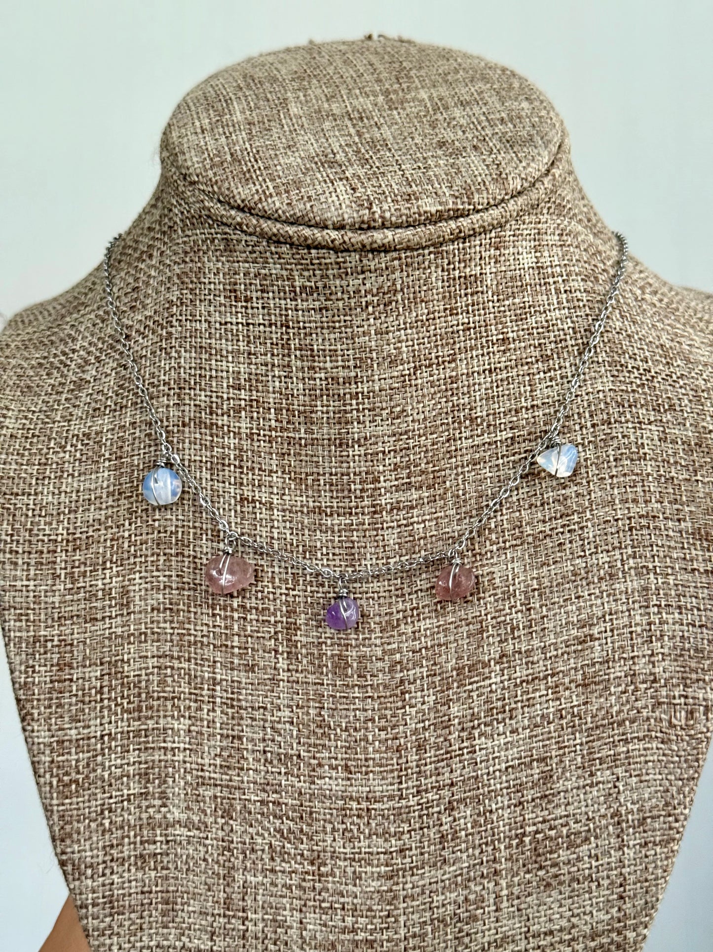 Tri tone necklace