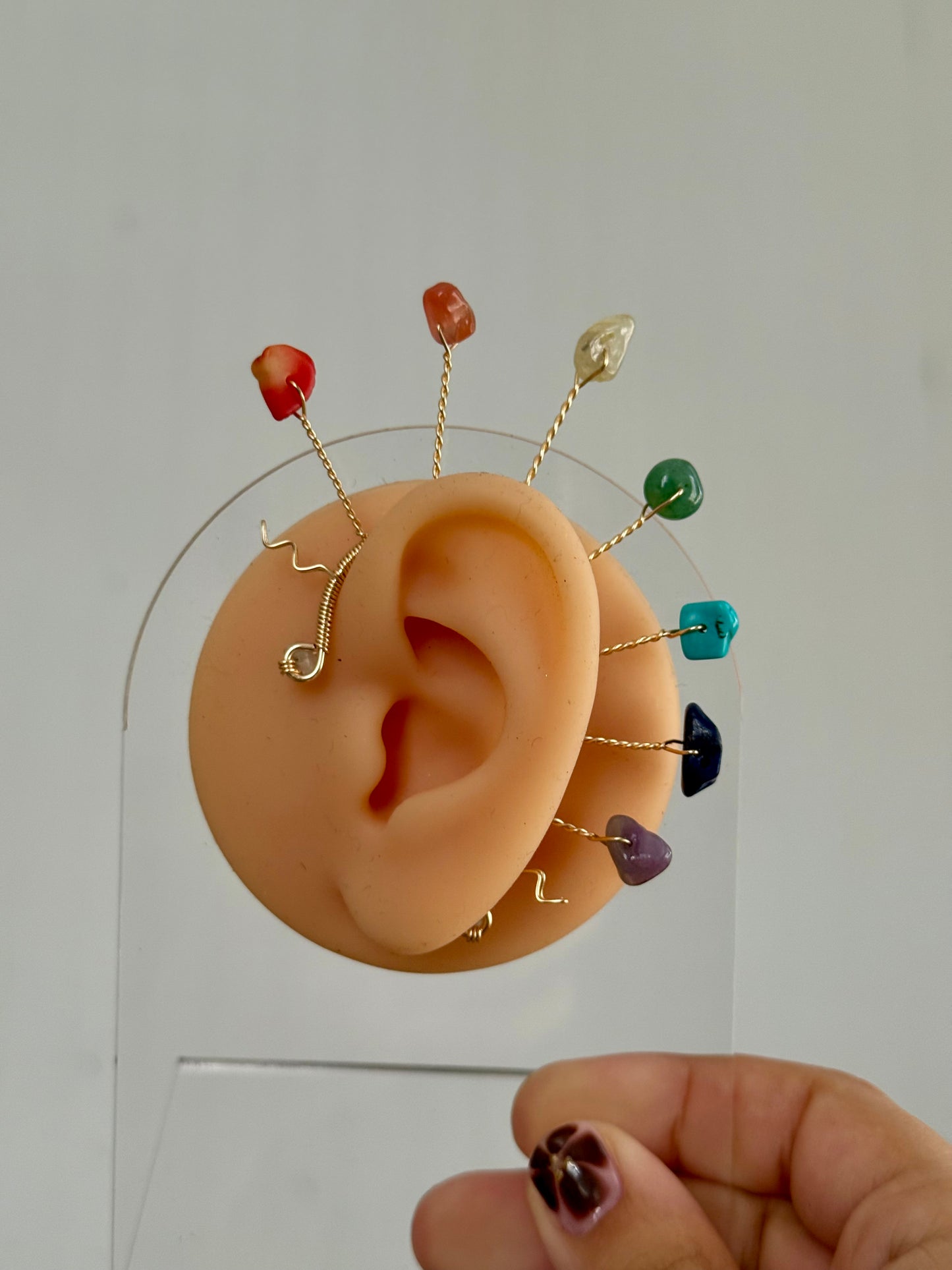 Rainbow large ear cuff ✨