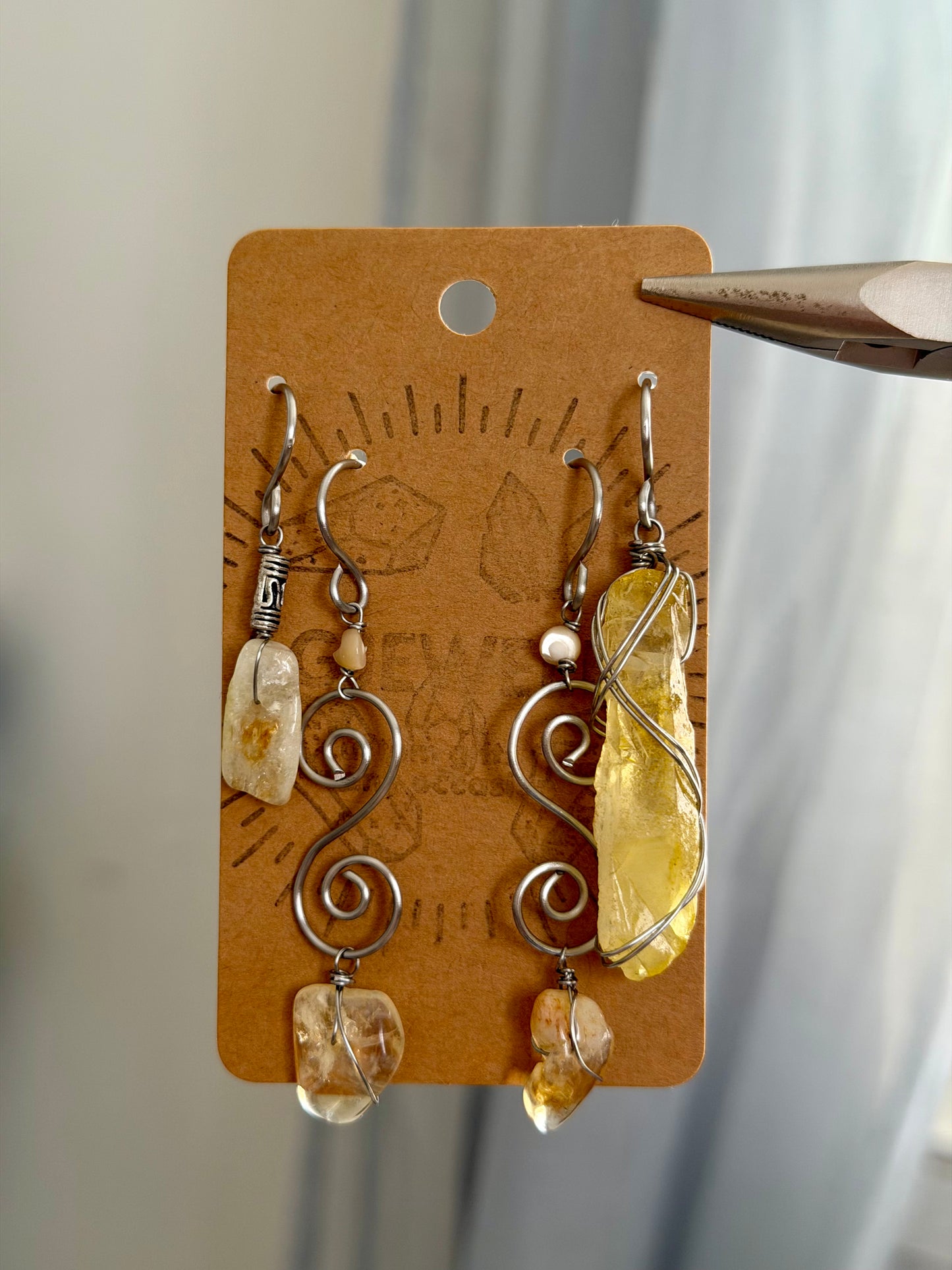 Yellow earring set ✨