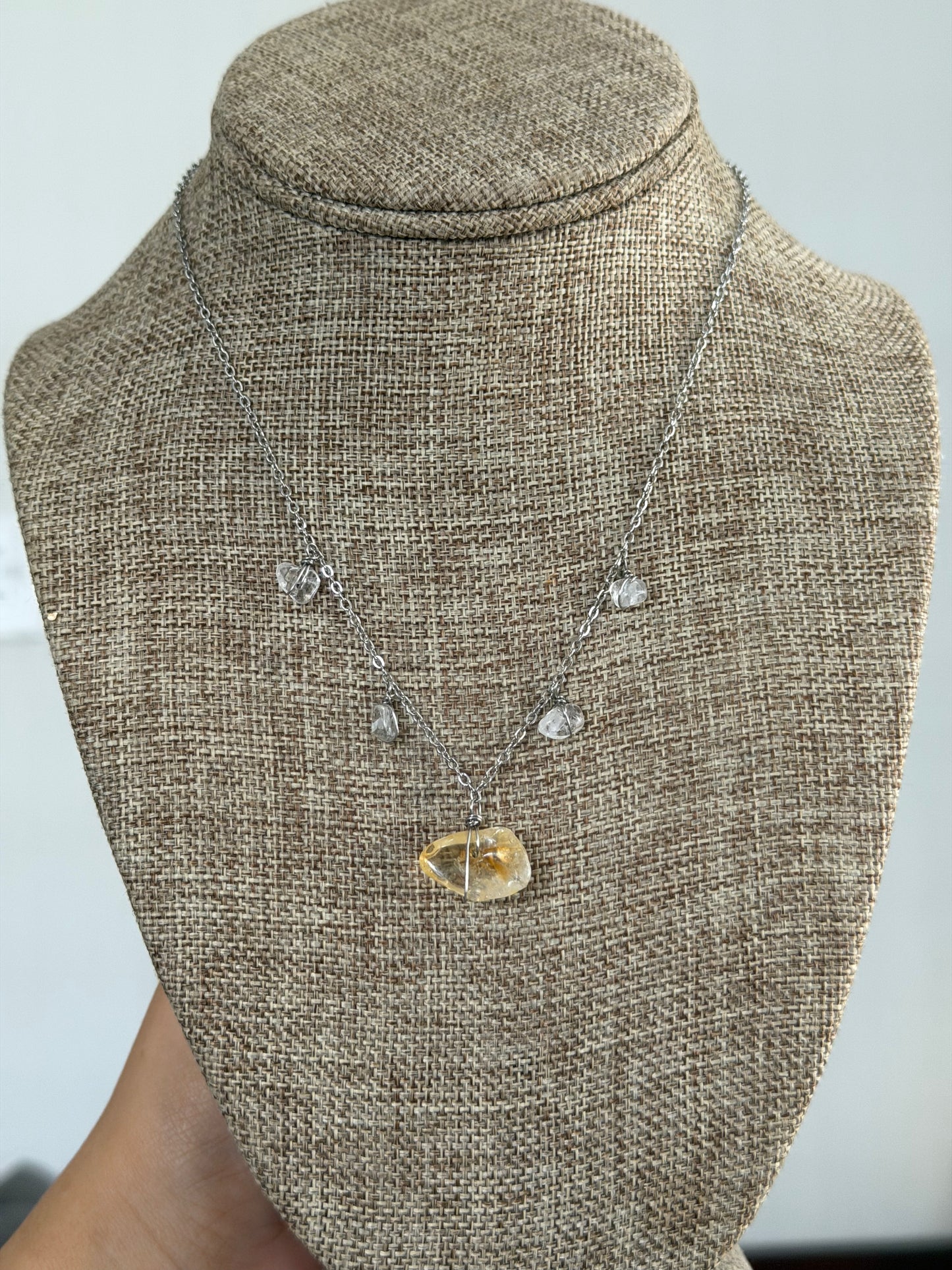 Citrine necklace ✨