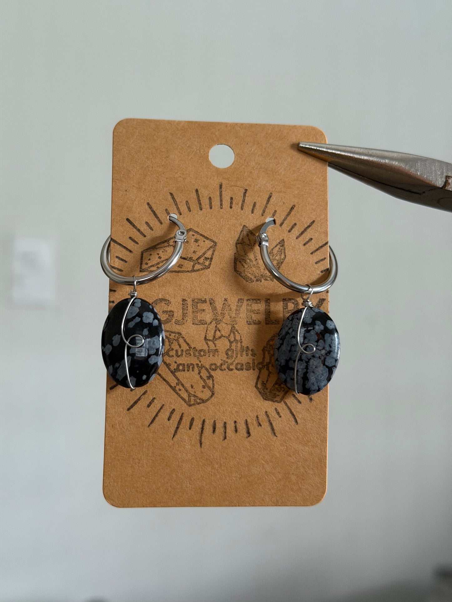 Obsidian mini hoop