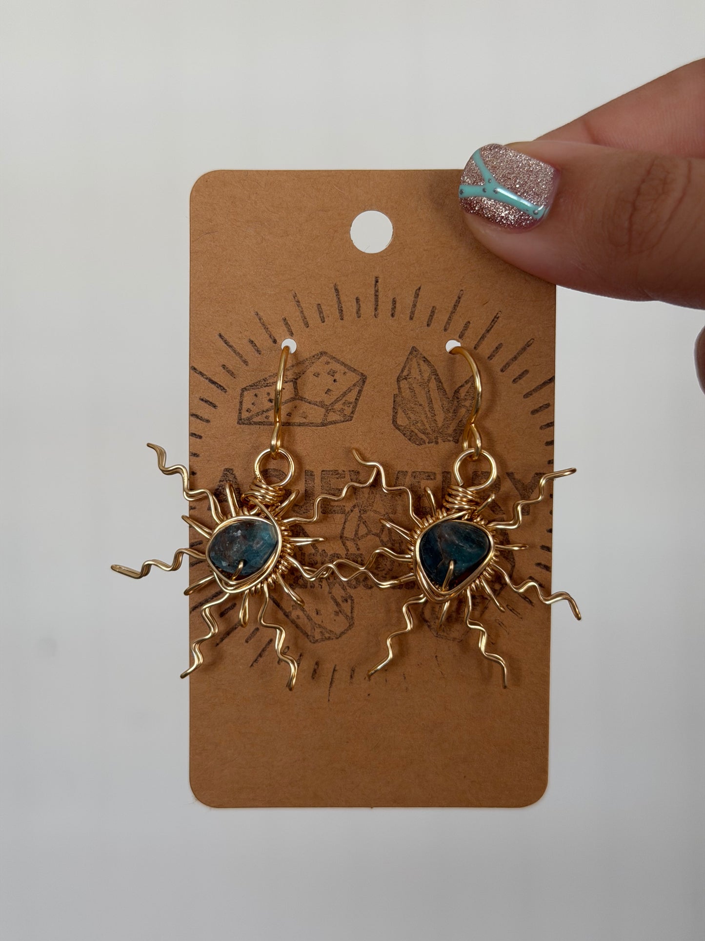 Sun wire earrings 🌞