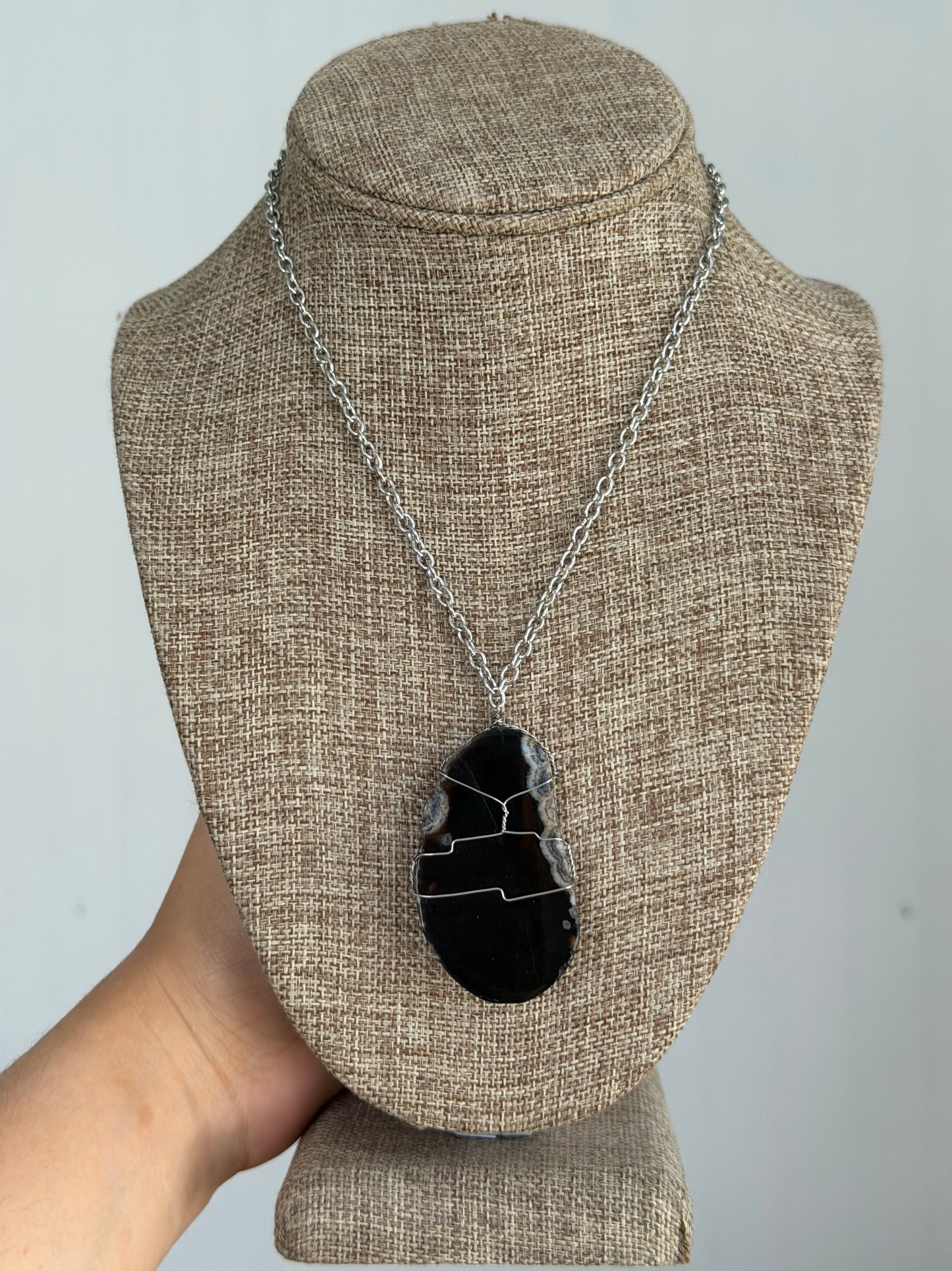 Agate necklace