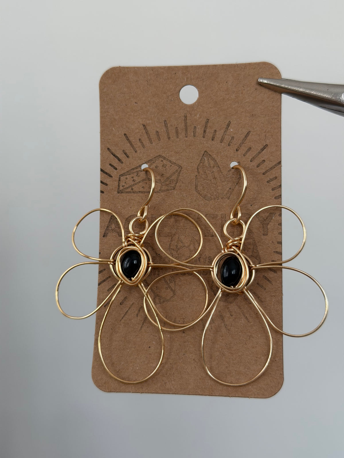 Flower earrings