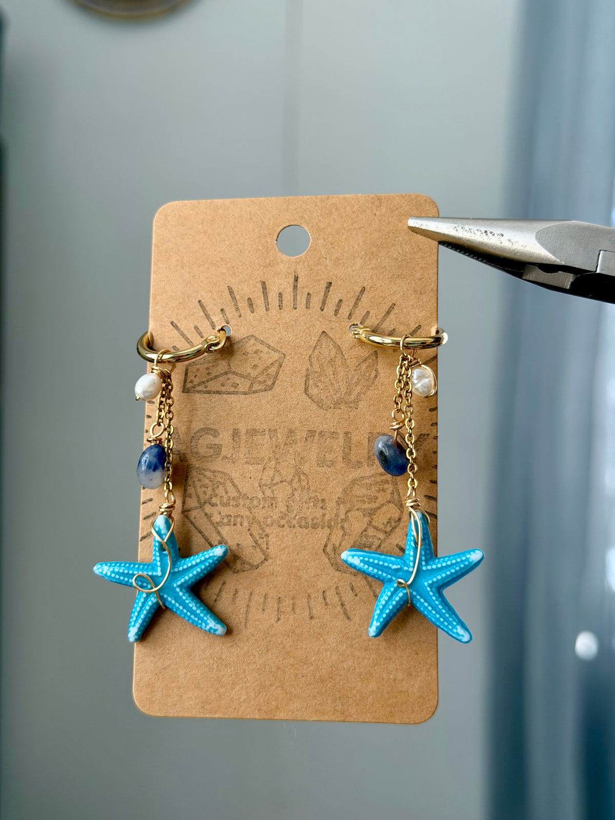 Starfish mini hoops