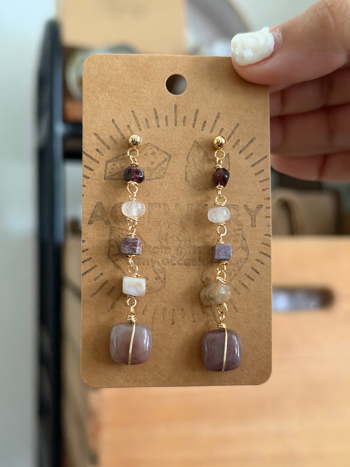 Aventurine drops