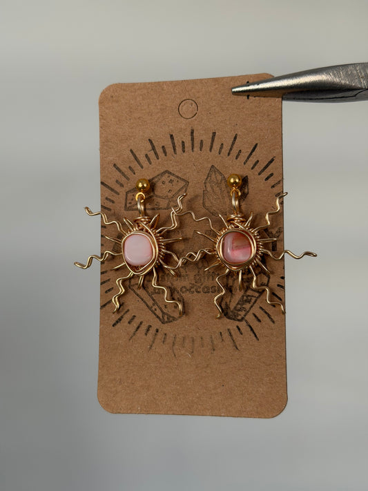 Sun earrings