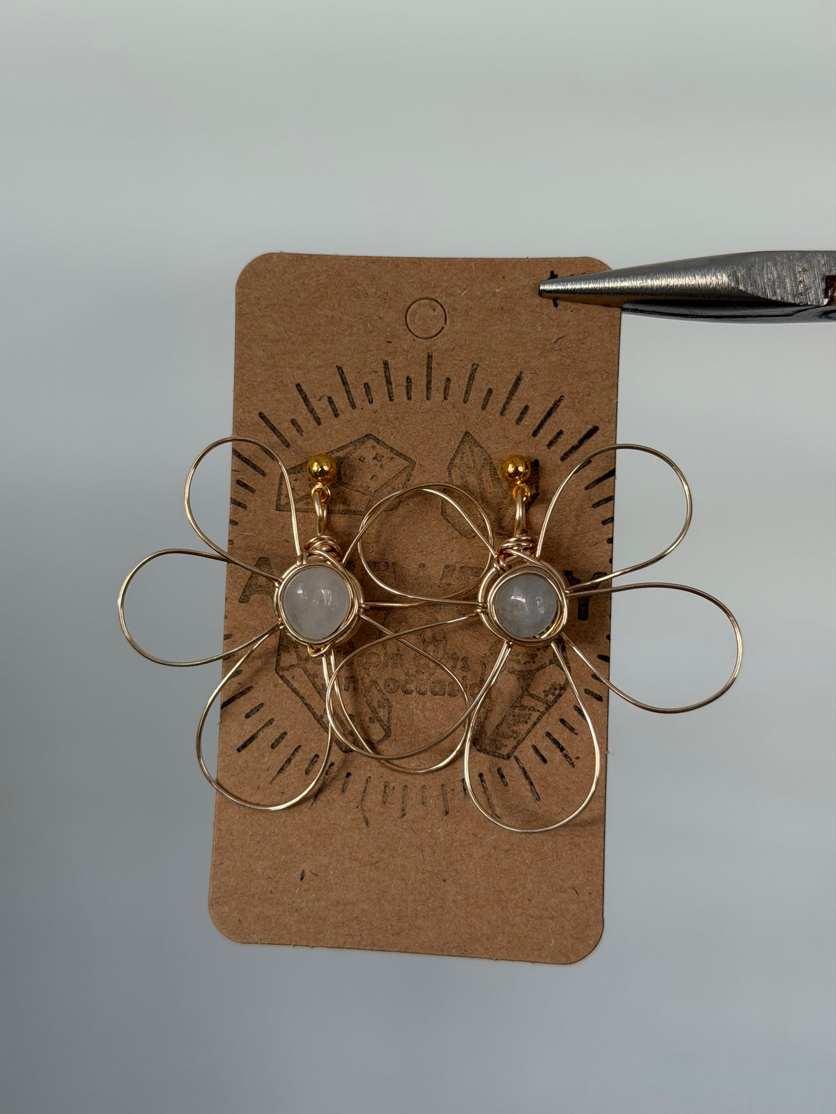 Flower earrings