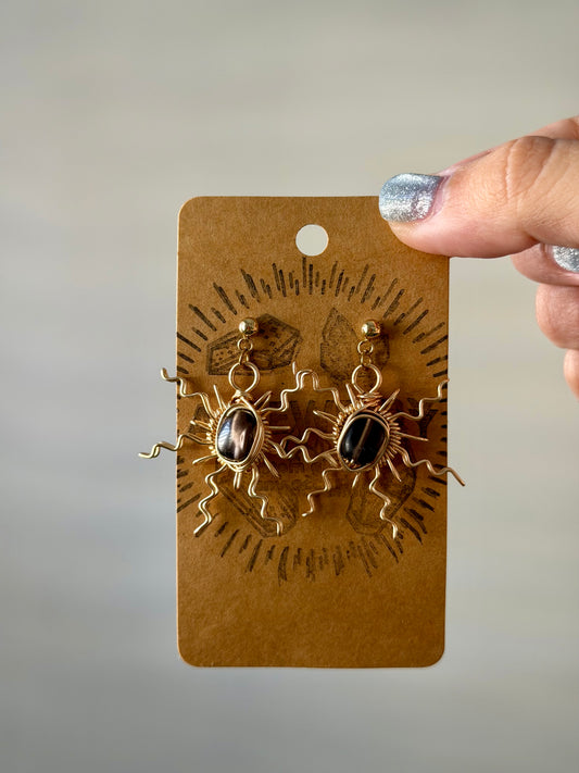 Sun earrings