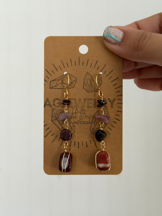 Aventurine earrings