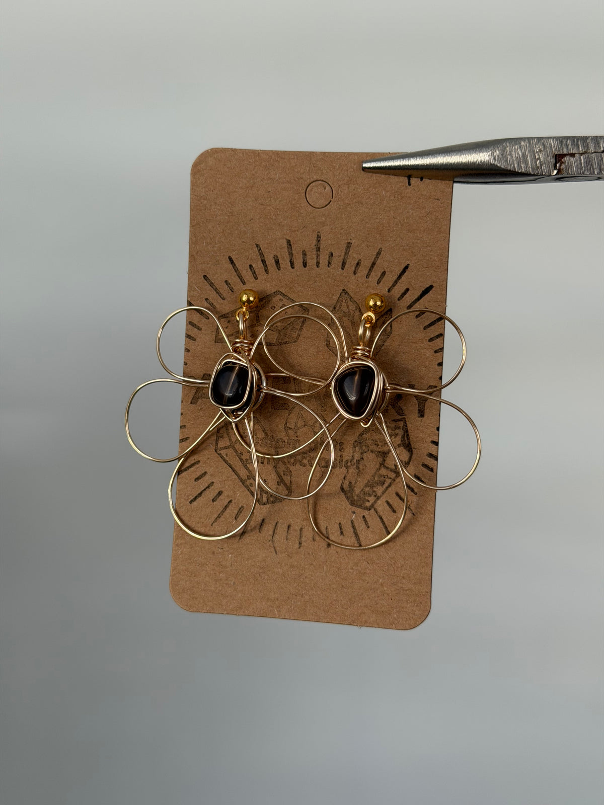 Flower earrings