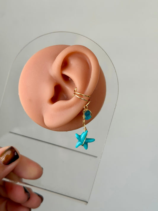 Starfish mini Ear cuff