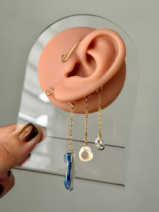 Pyrite Med Ear cuff