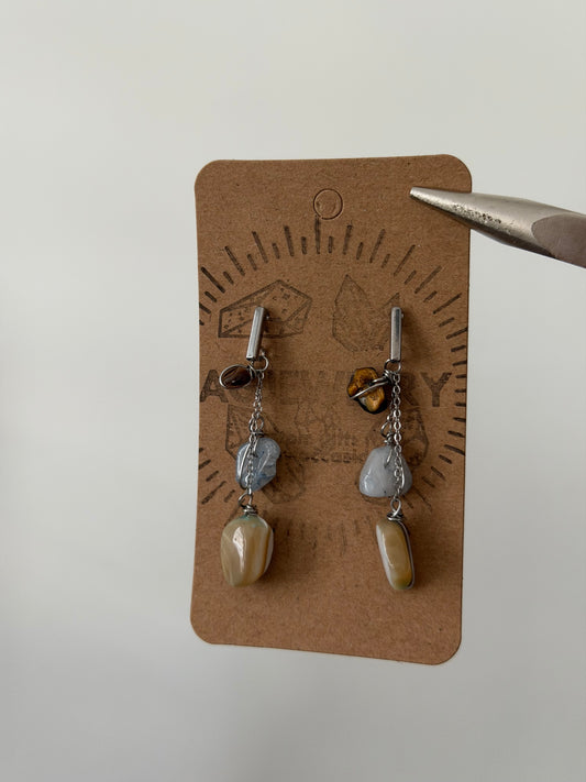 Aquamarine Studs