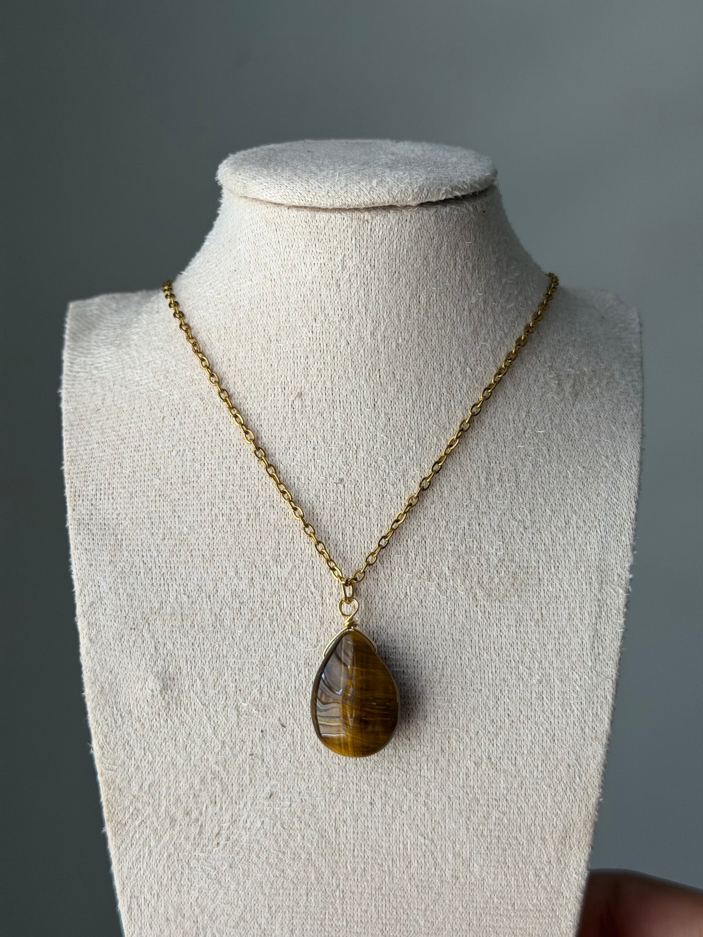 Tigers eye necklace