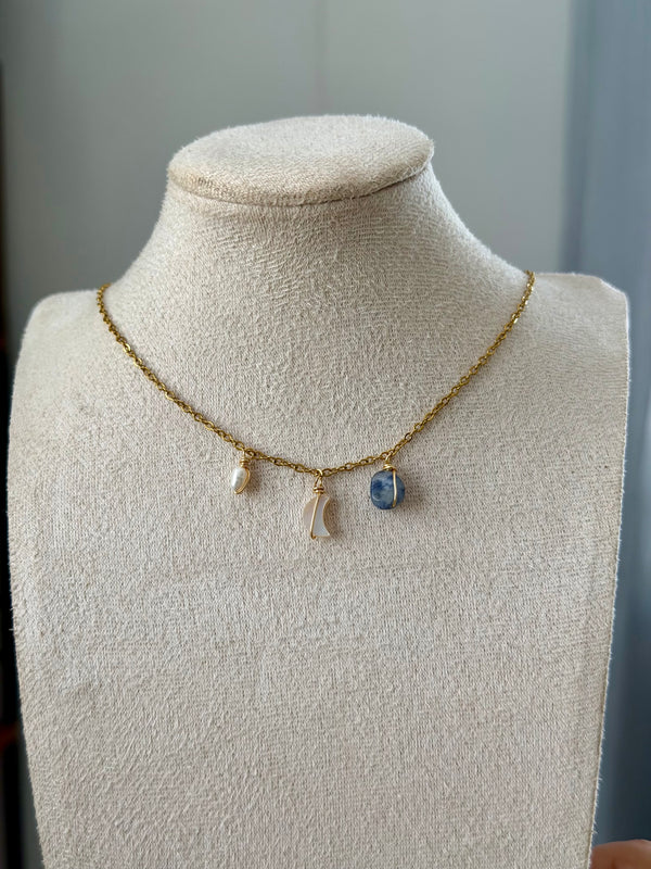 Moon o chain necklace