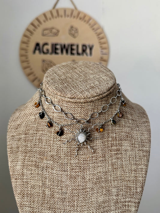 Sun chain fairy choker