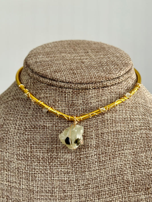 Aventurine wire choker