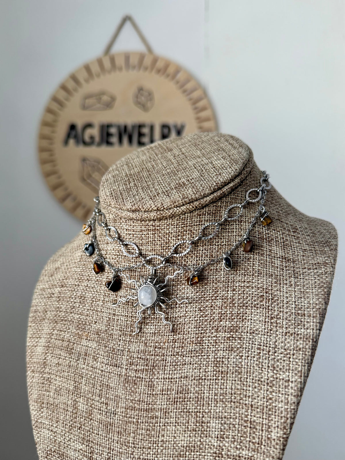 Sun chain fairy choker