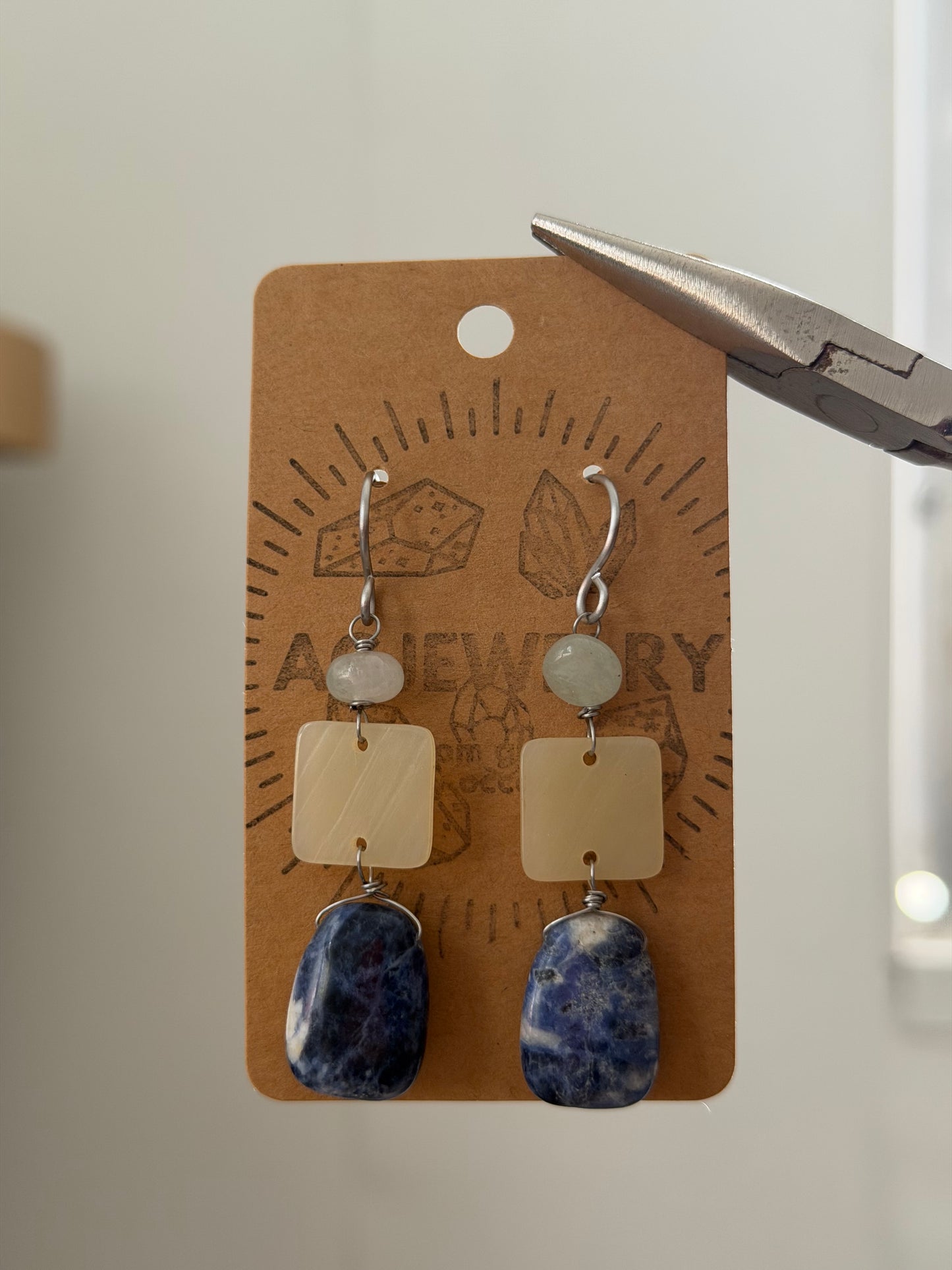 Sodalite earrings