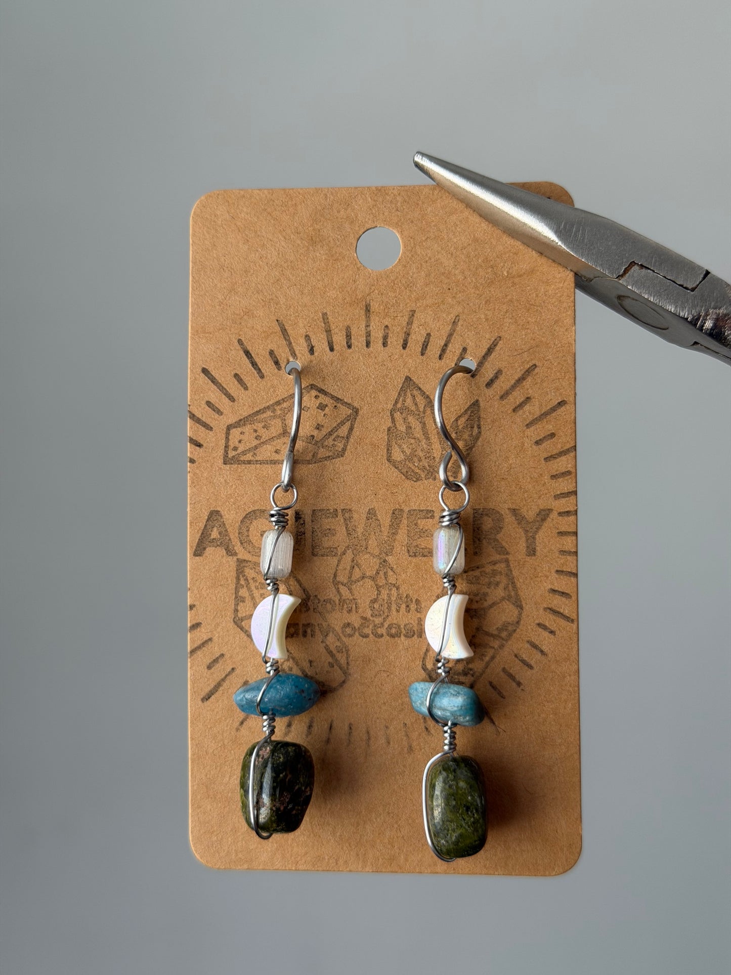 Moon earrings