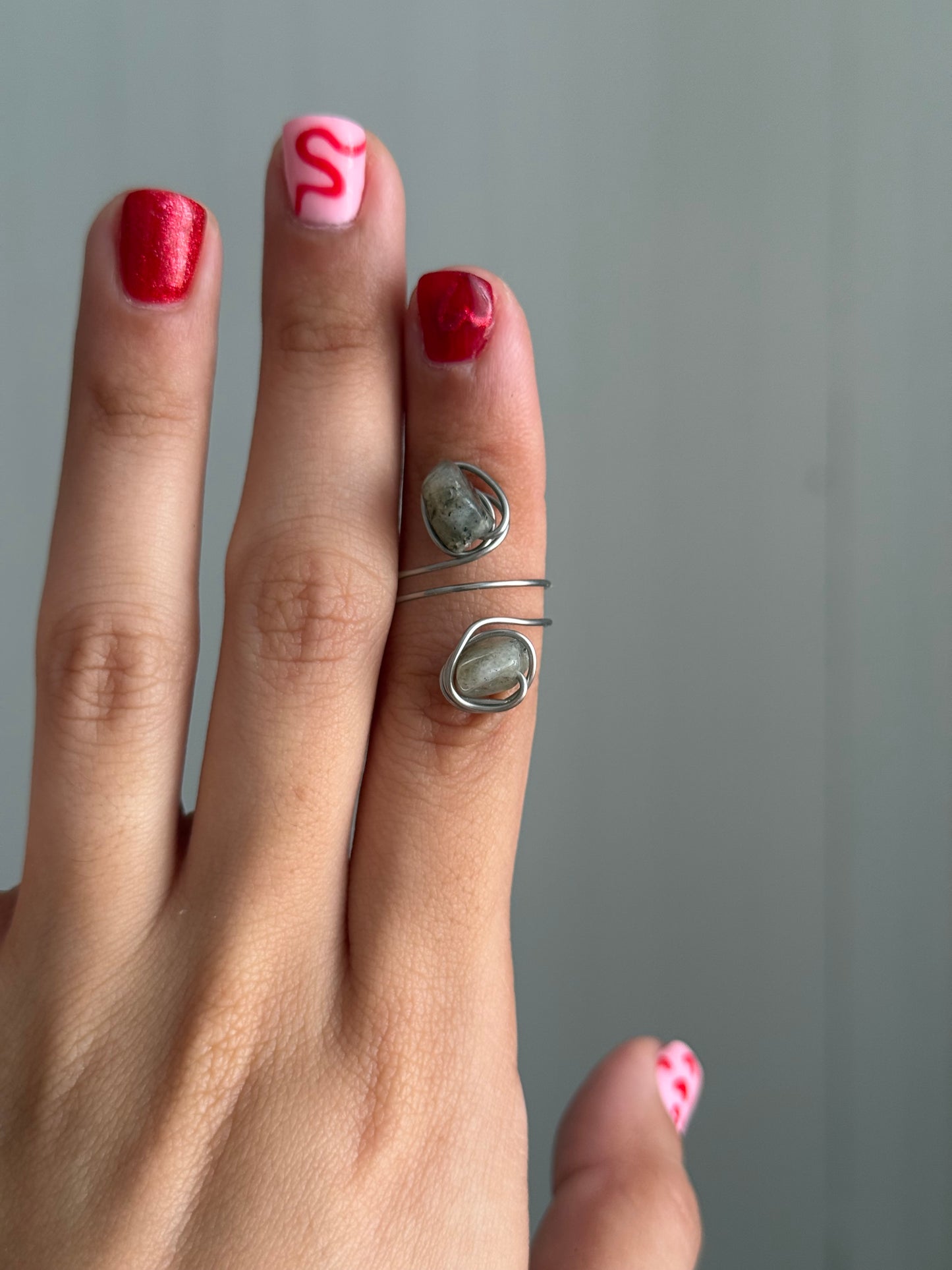 Double stone ring