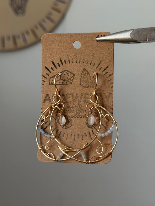 Moon earrings