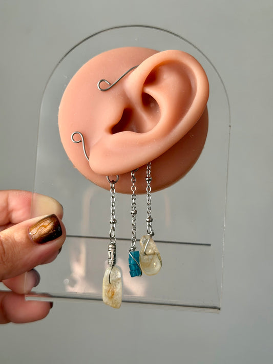 Citrine Med size ear cuff ✨