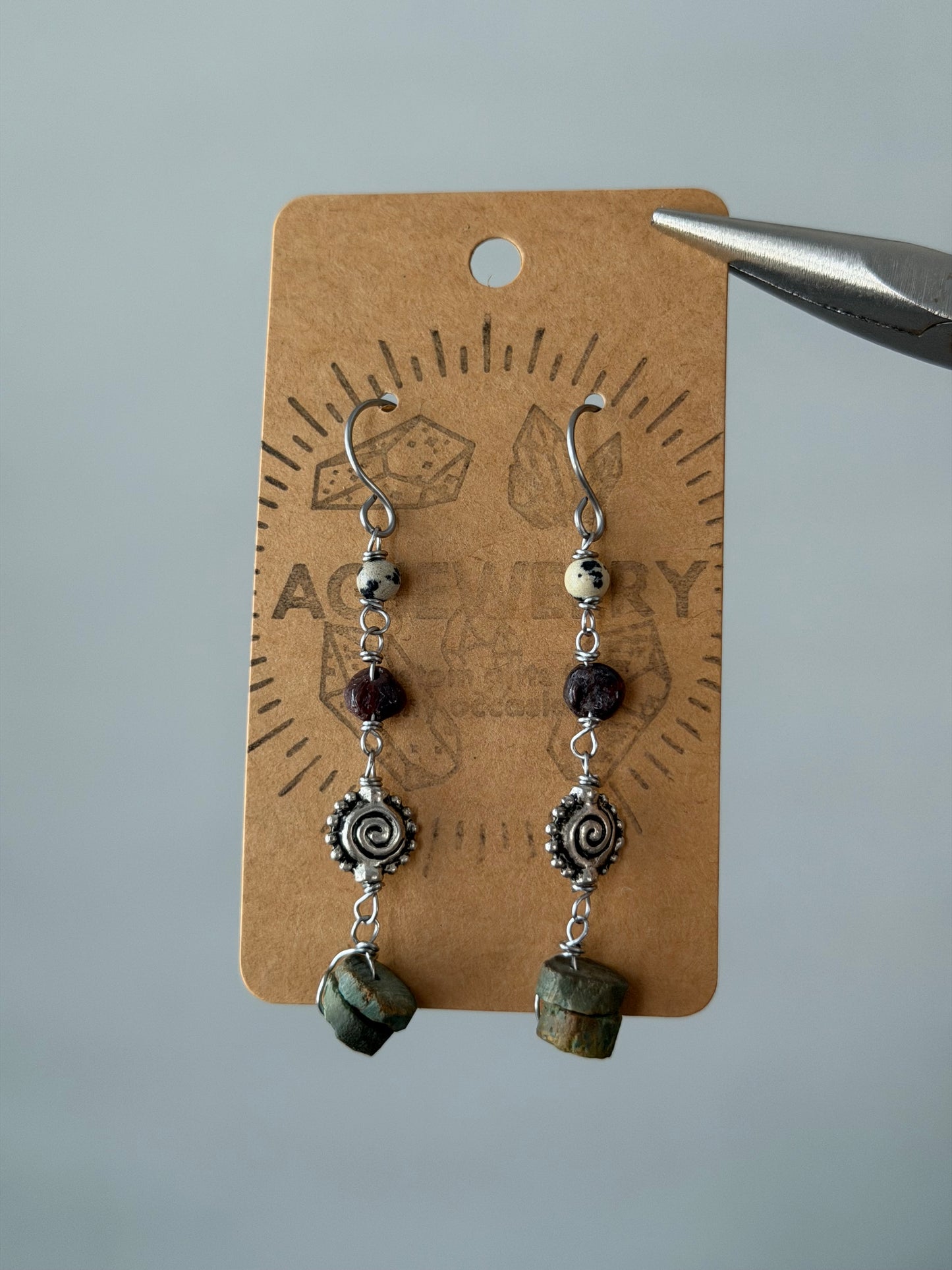 Garnet Earrings