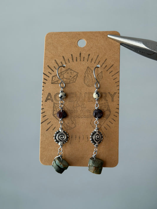 Garnet Earrings