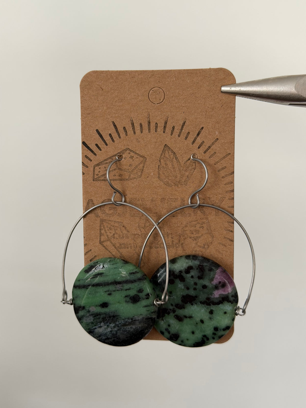Abstract wire earrings