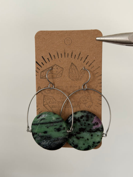 Abstract wire earrings