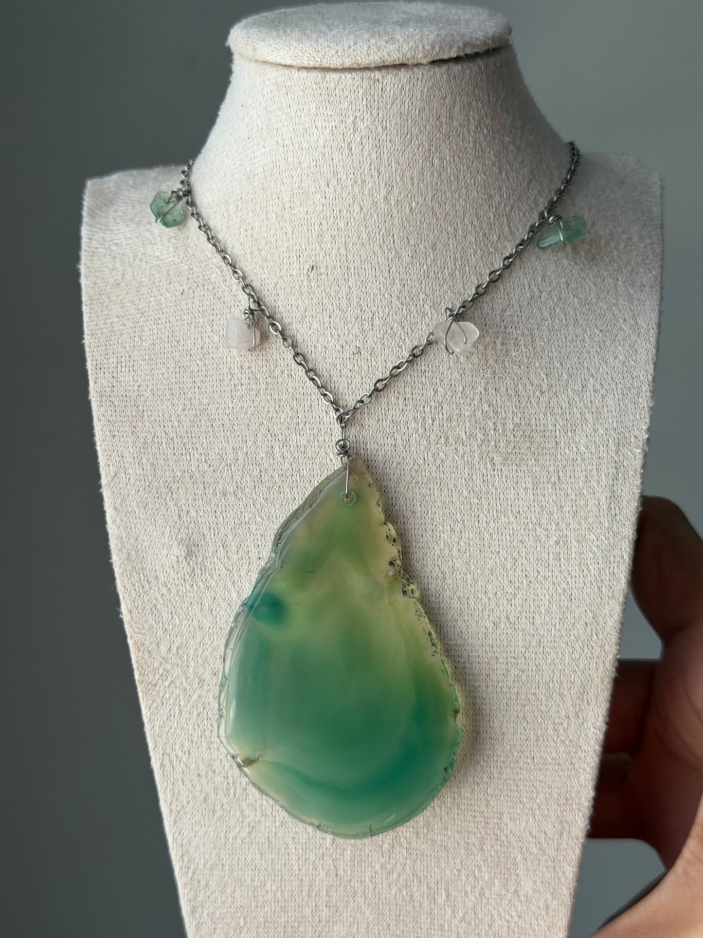 Agate necklace