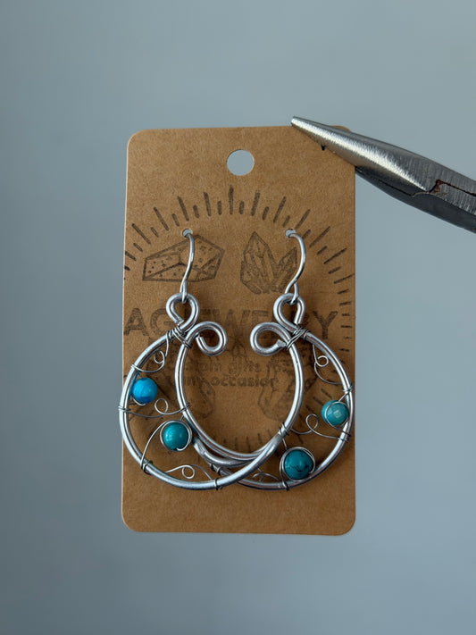 Moon earrings