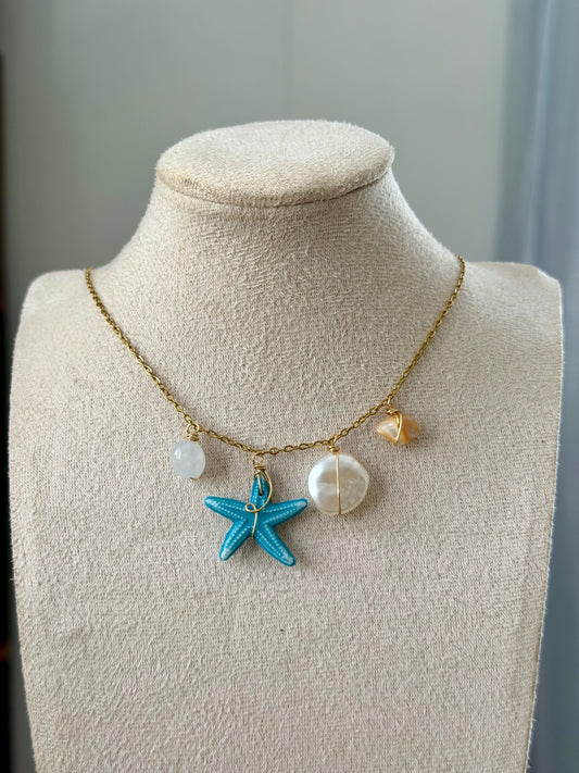 Starfish o chain necklace