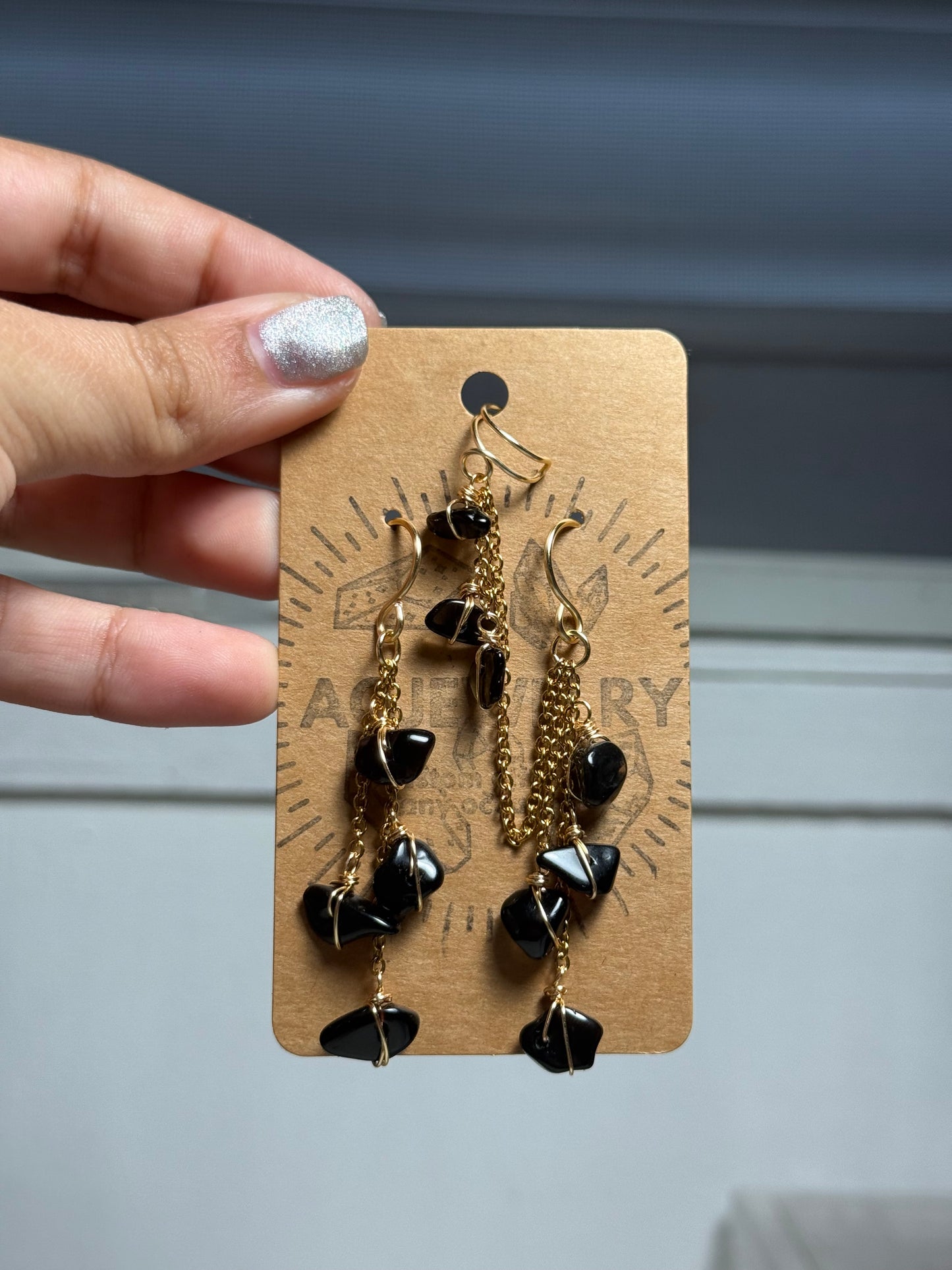 Customized Earrings with ear cuff 🧚‍♀️✨