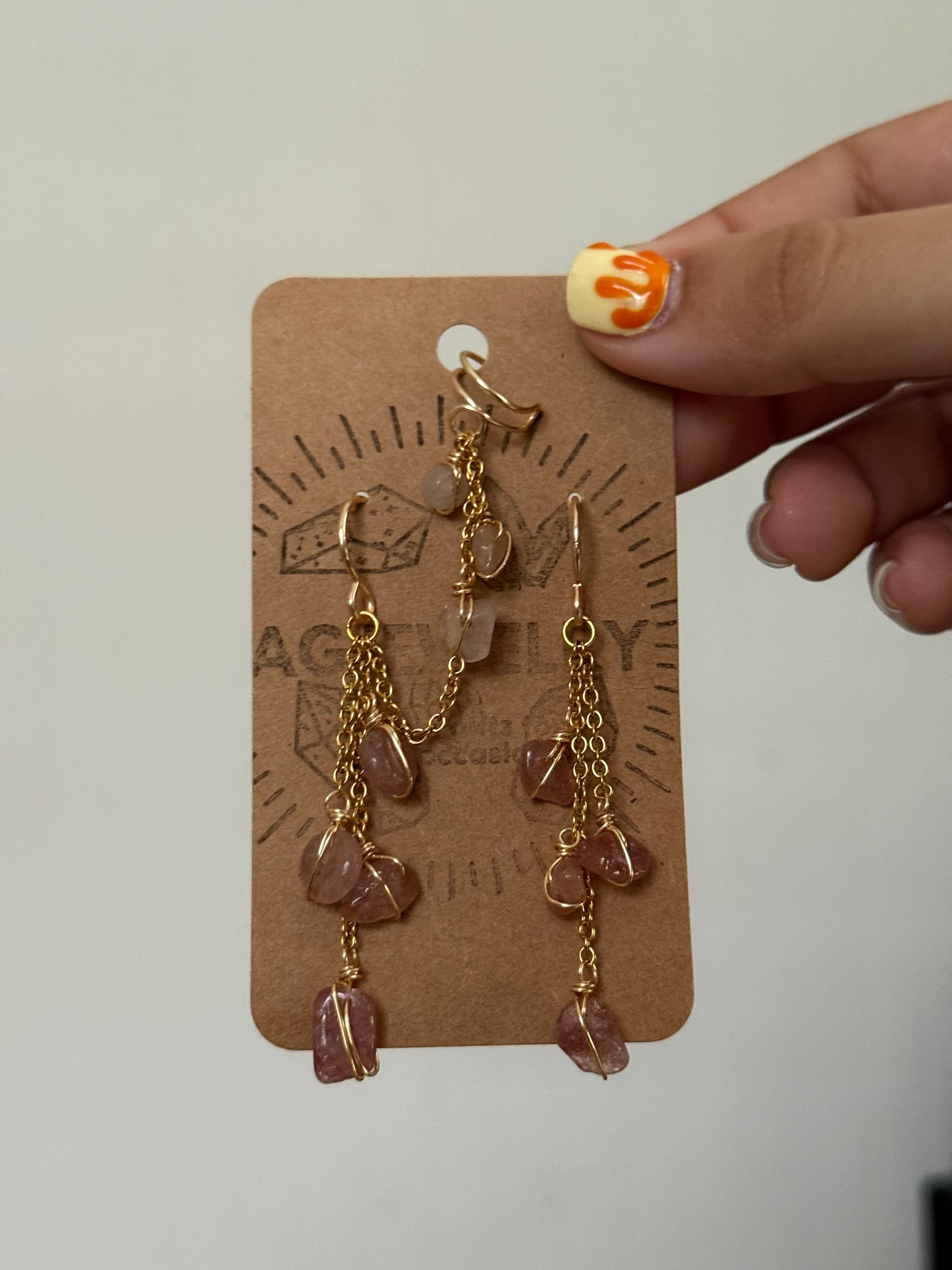 Customized Earrings with ear cuff 🧚‍♀️✨