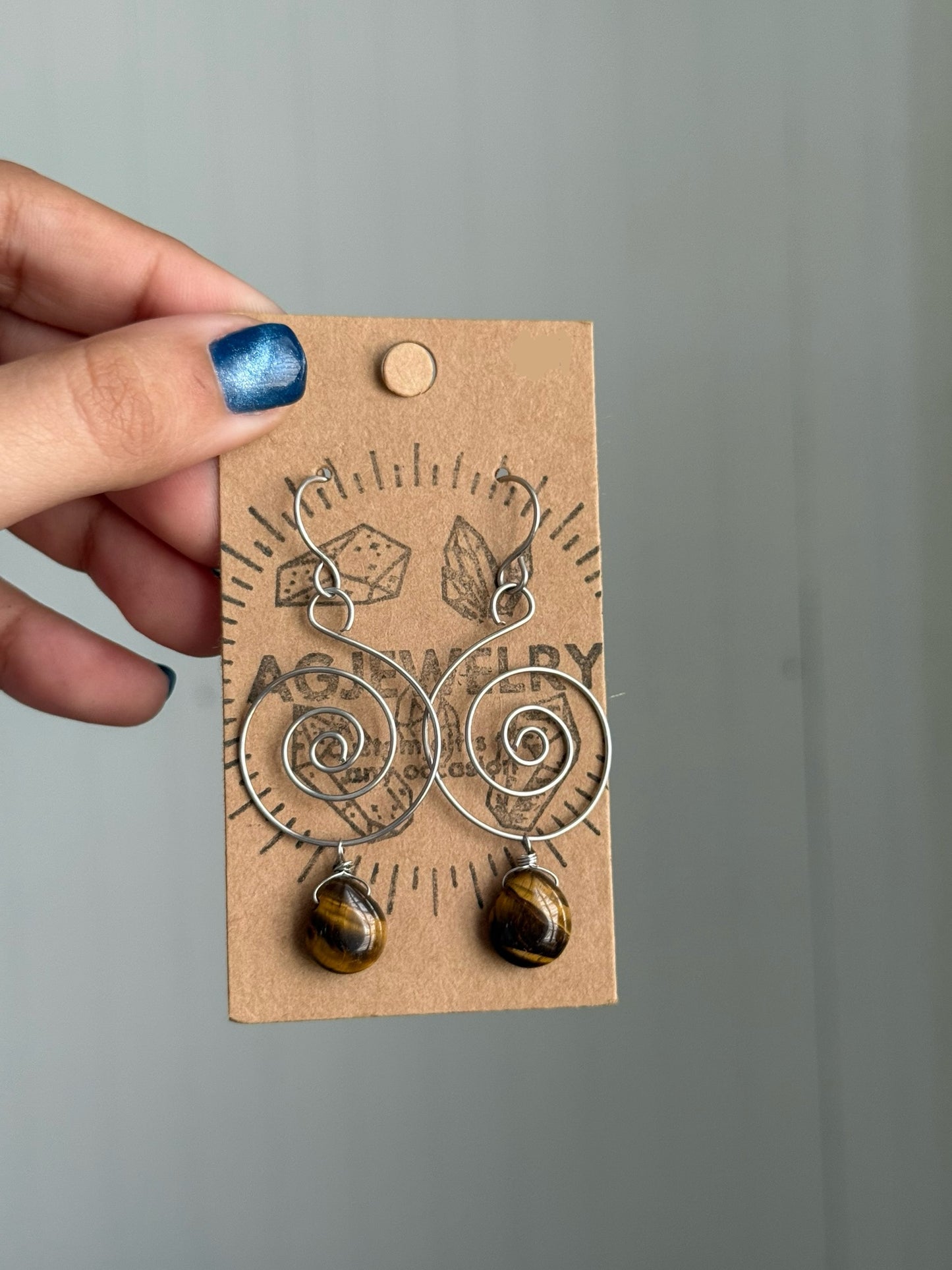 Customized mini Swirl earrings 🌀