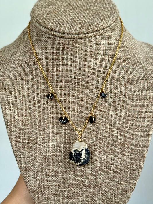 Obsidian necklace
